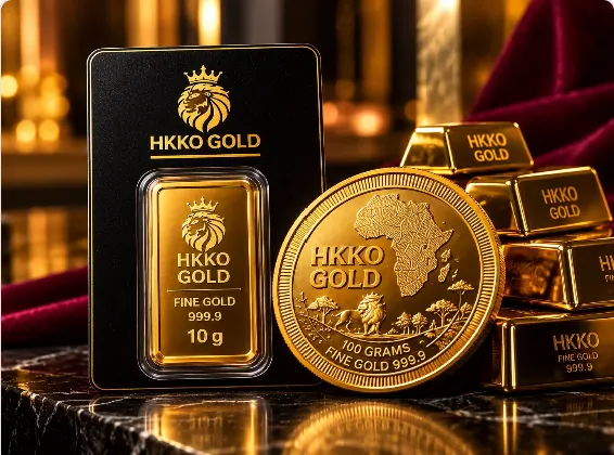 HKKO GOLD physical gold bars and coins