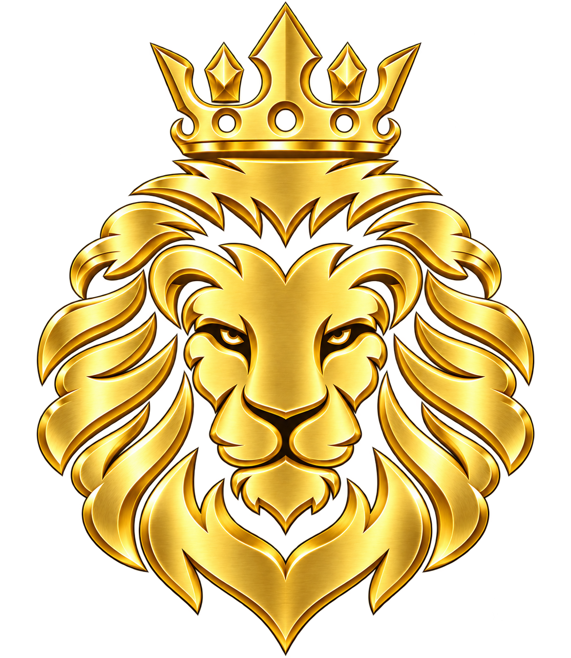 HKKO GOLD crowned lion